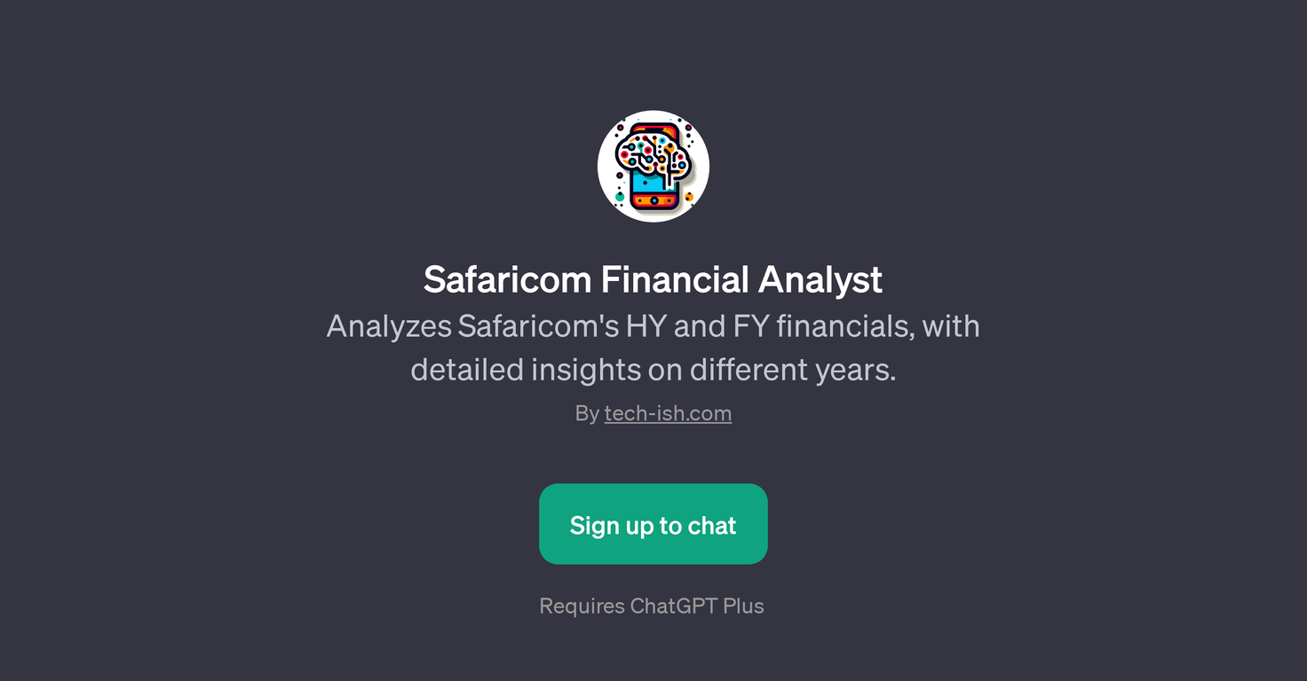 Safaricom Financial Analyst website