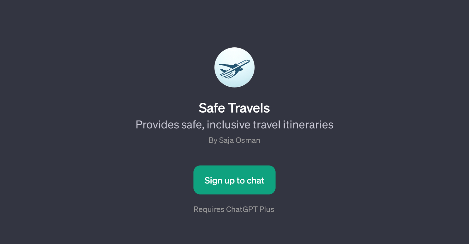 Safe Travels website