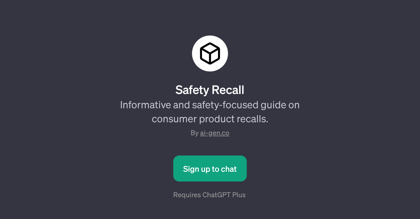 Safety Recall website