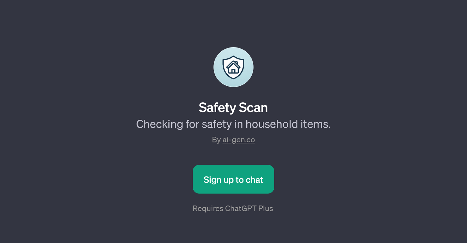 Safety Scan website