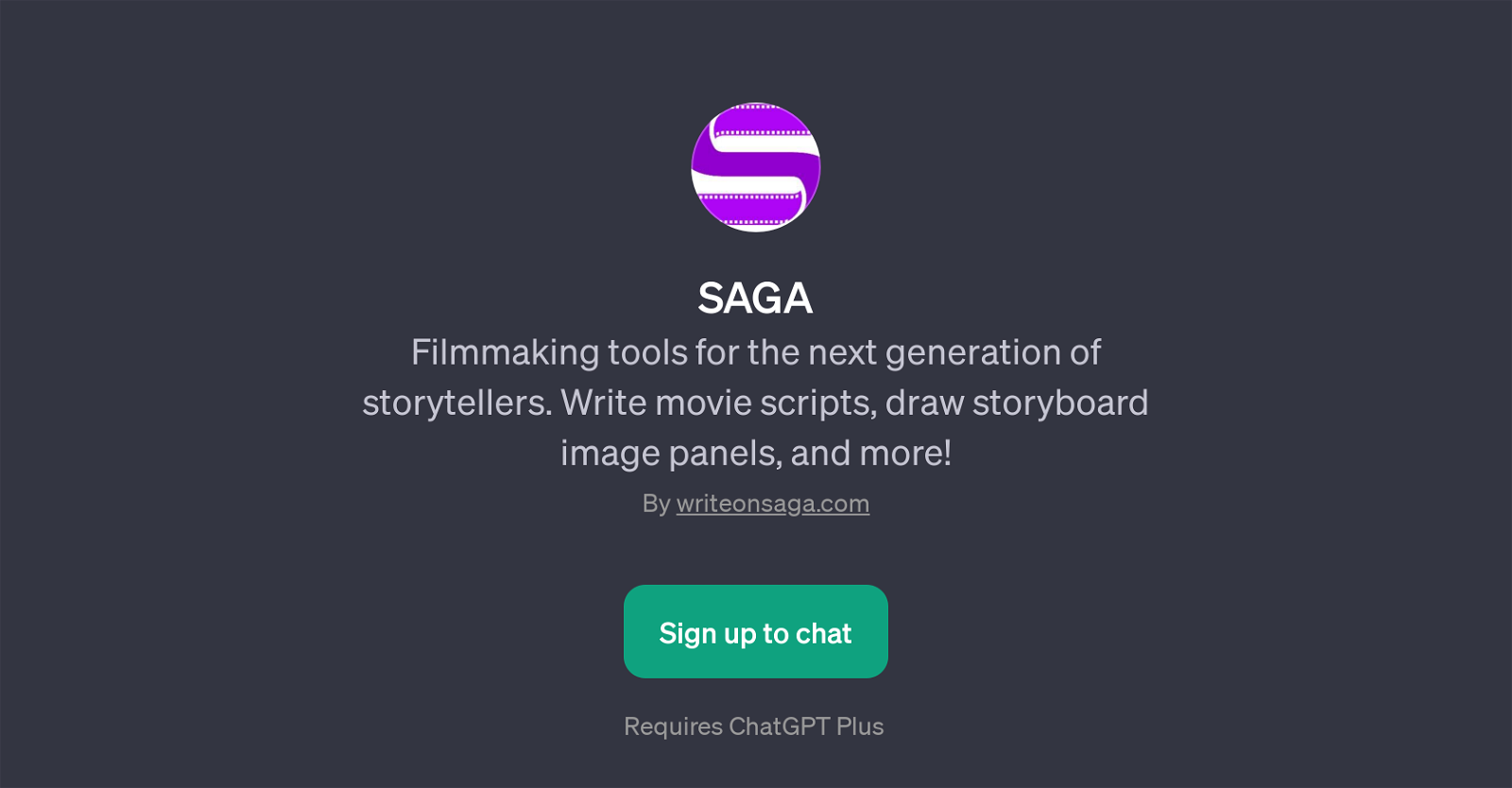 Saga website