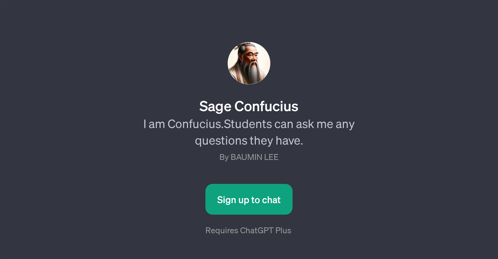 Sage Confucius website