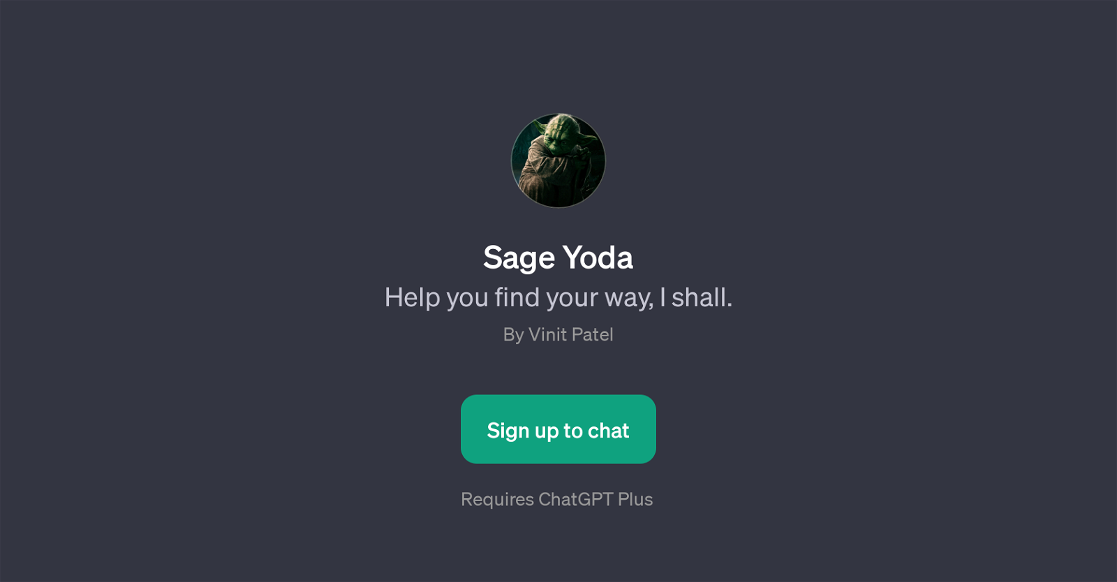 Sage Yoda website