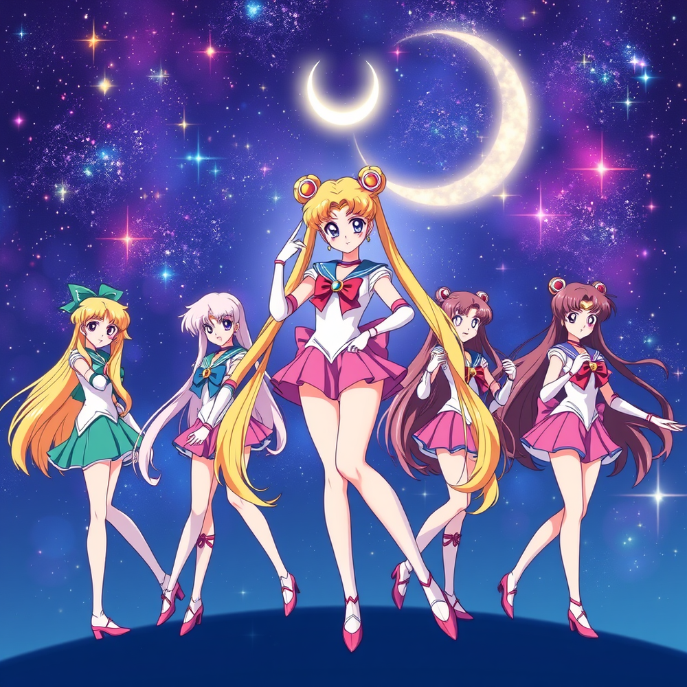 Sailor Moon Anime Wallpaper Generator website