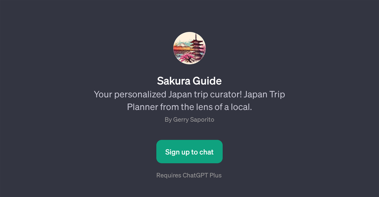 Sakura Guide website