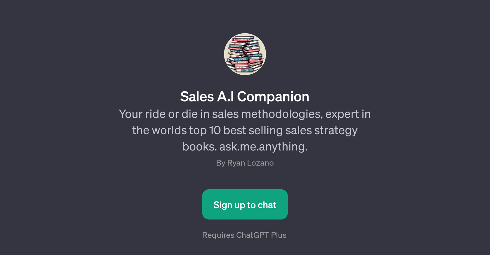 Sales A.I Companion website