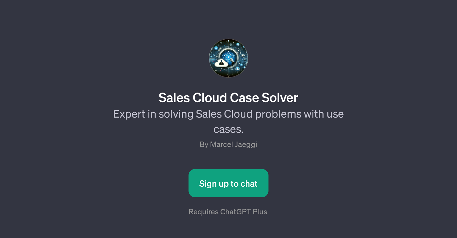 Sales Cloud Case Solver website