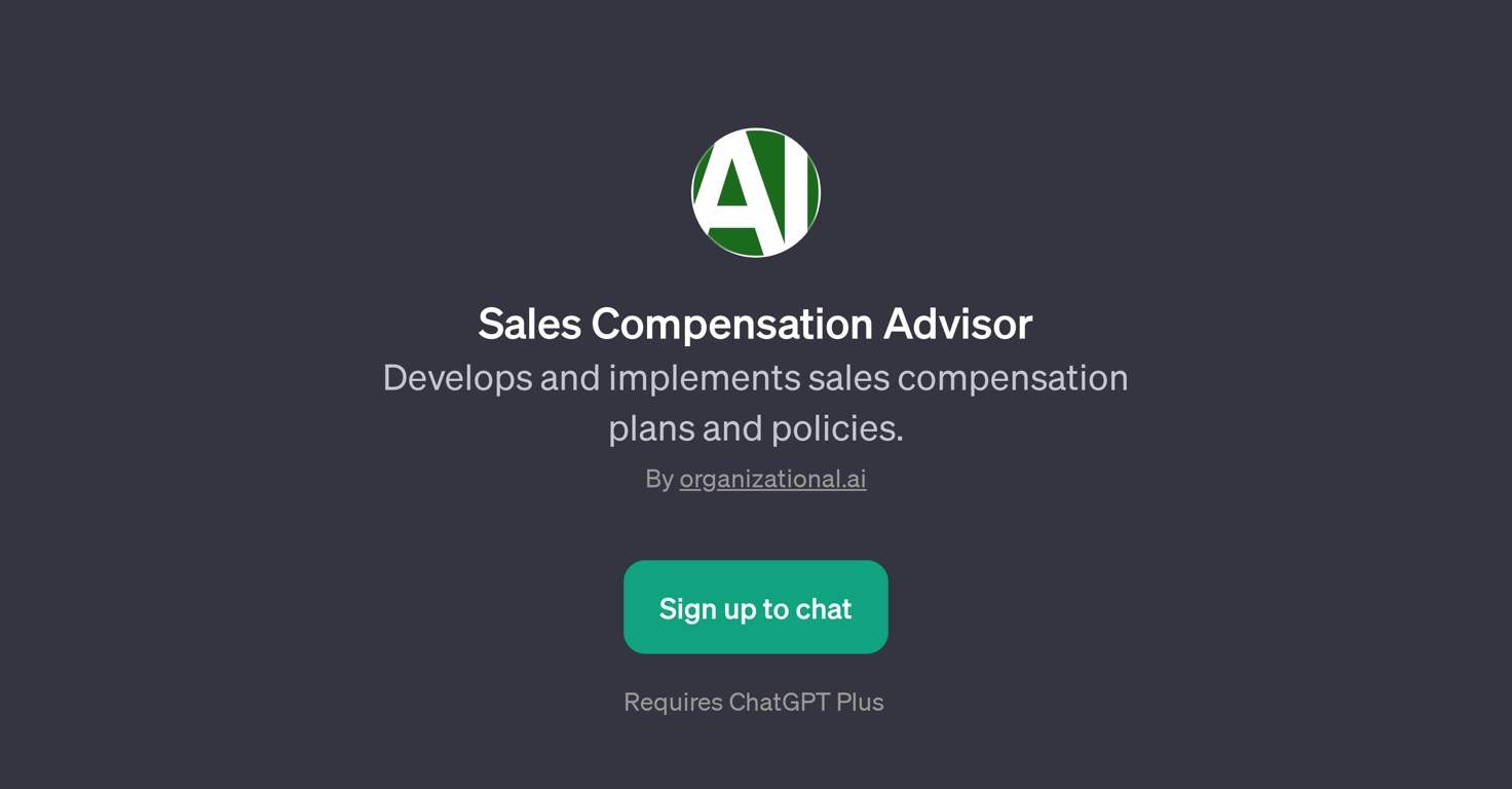 Sales Compensation Advisor website