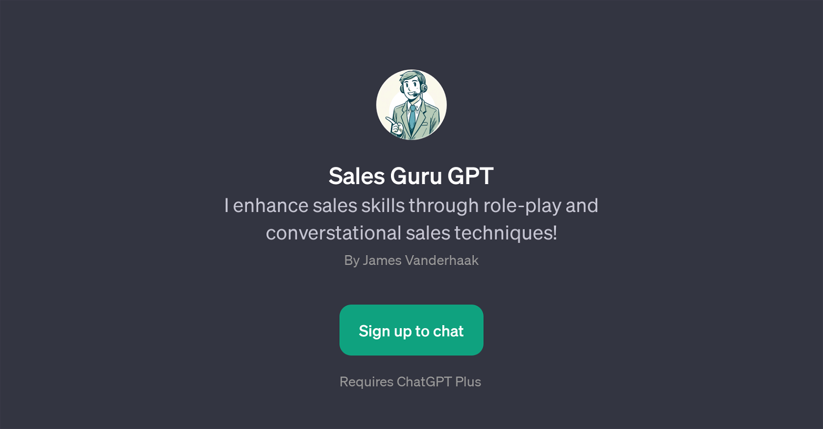 Sales Guru GPT website