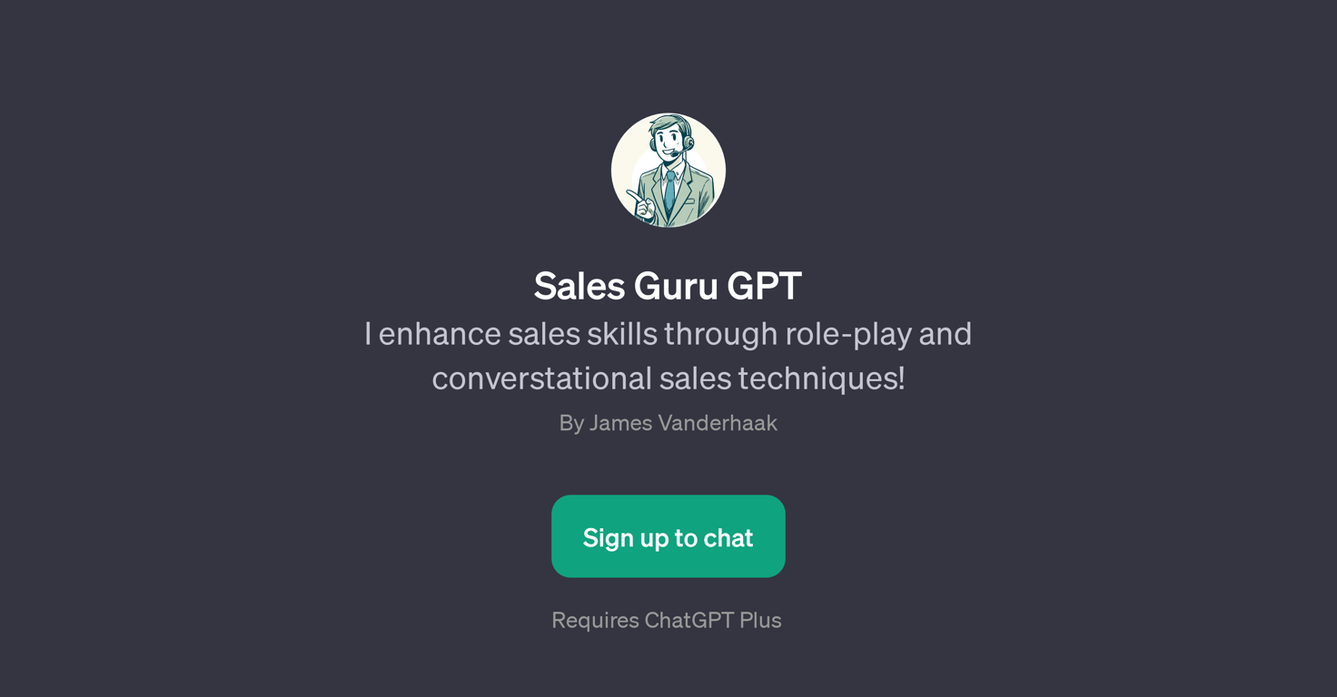Sales Guru GPT website