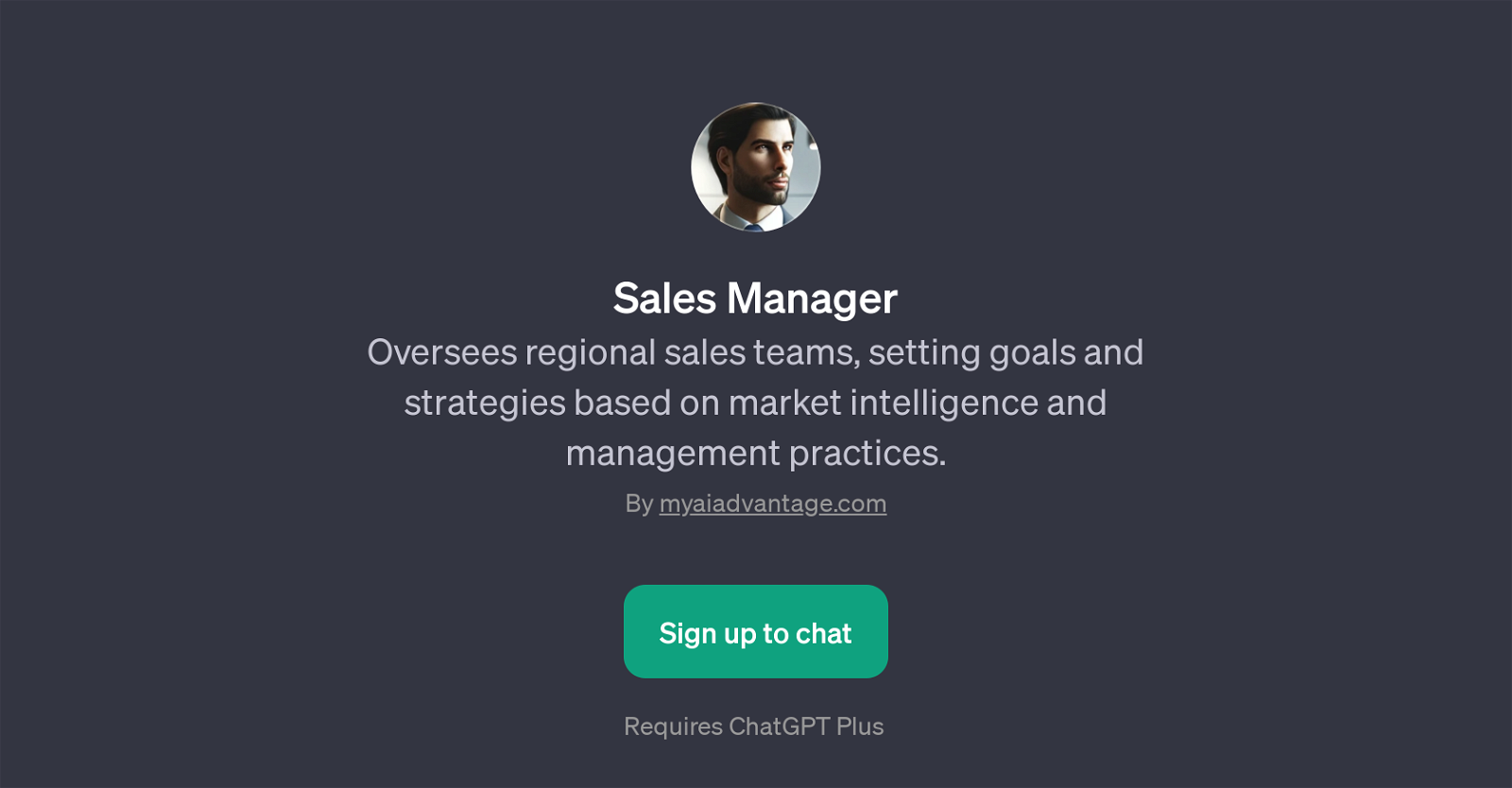 Sales Manager website