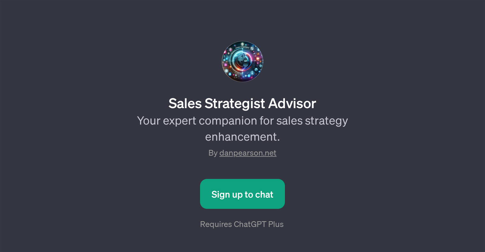 Sales Strategist Advisor website