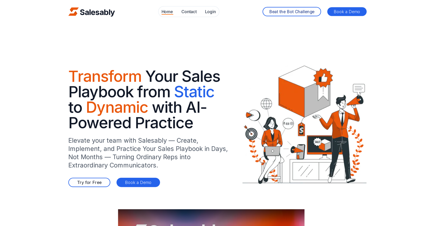 Salesably website