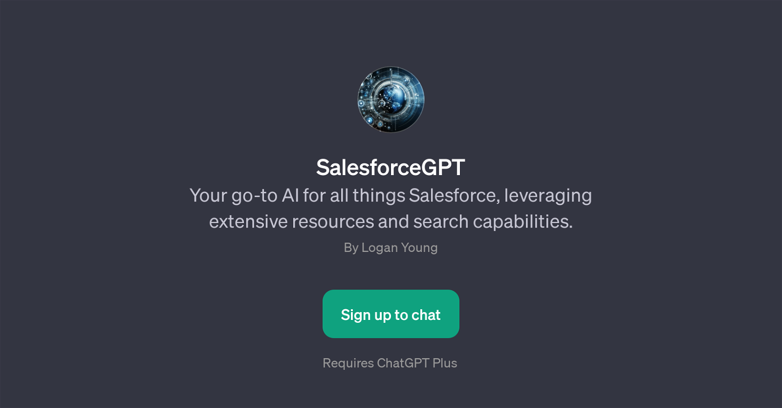 SalesforceGPT website