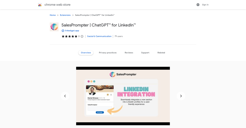 Salesprompter website