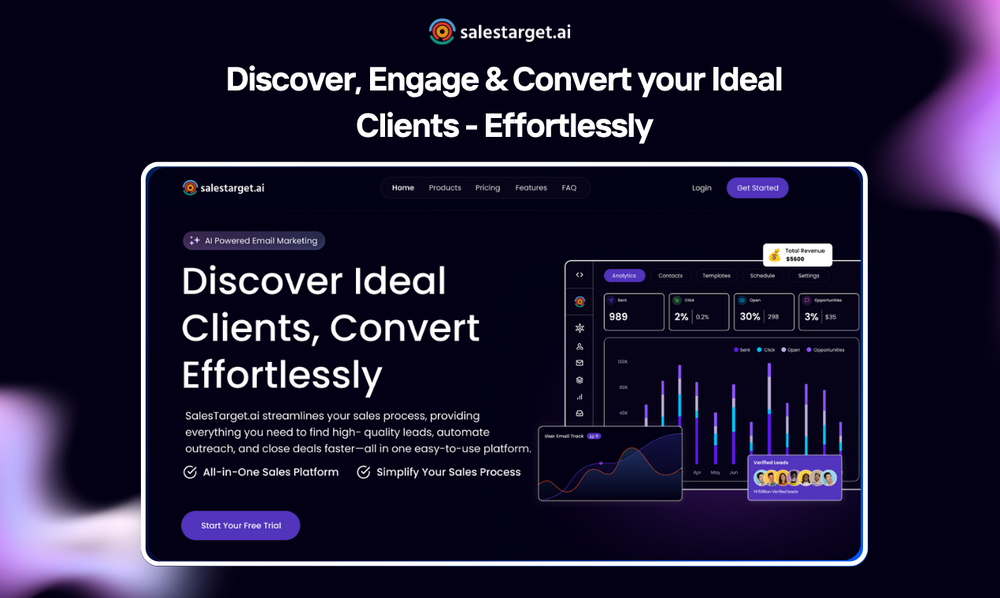 SalesTarget website