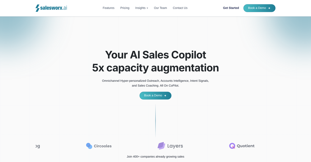 Salesworx.ai website