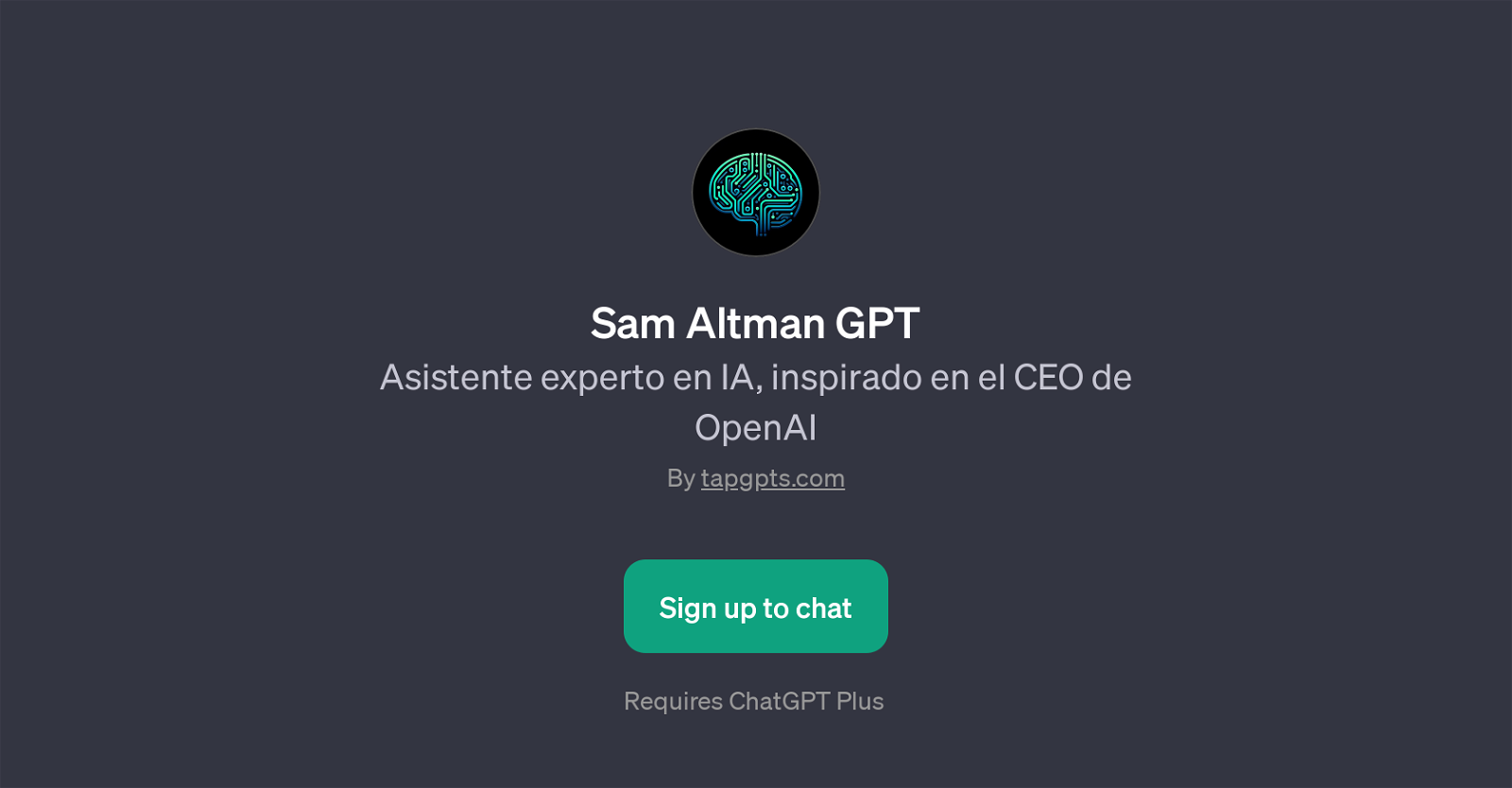 Sam Altman GPT website