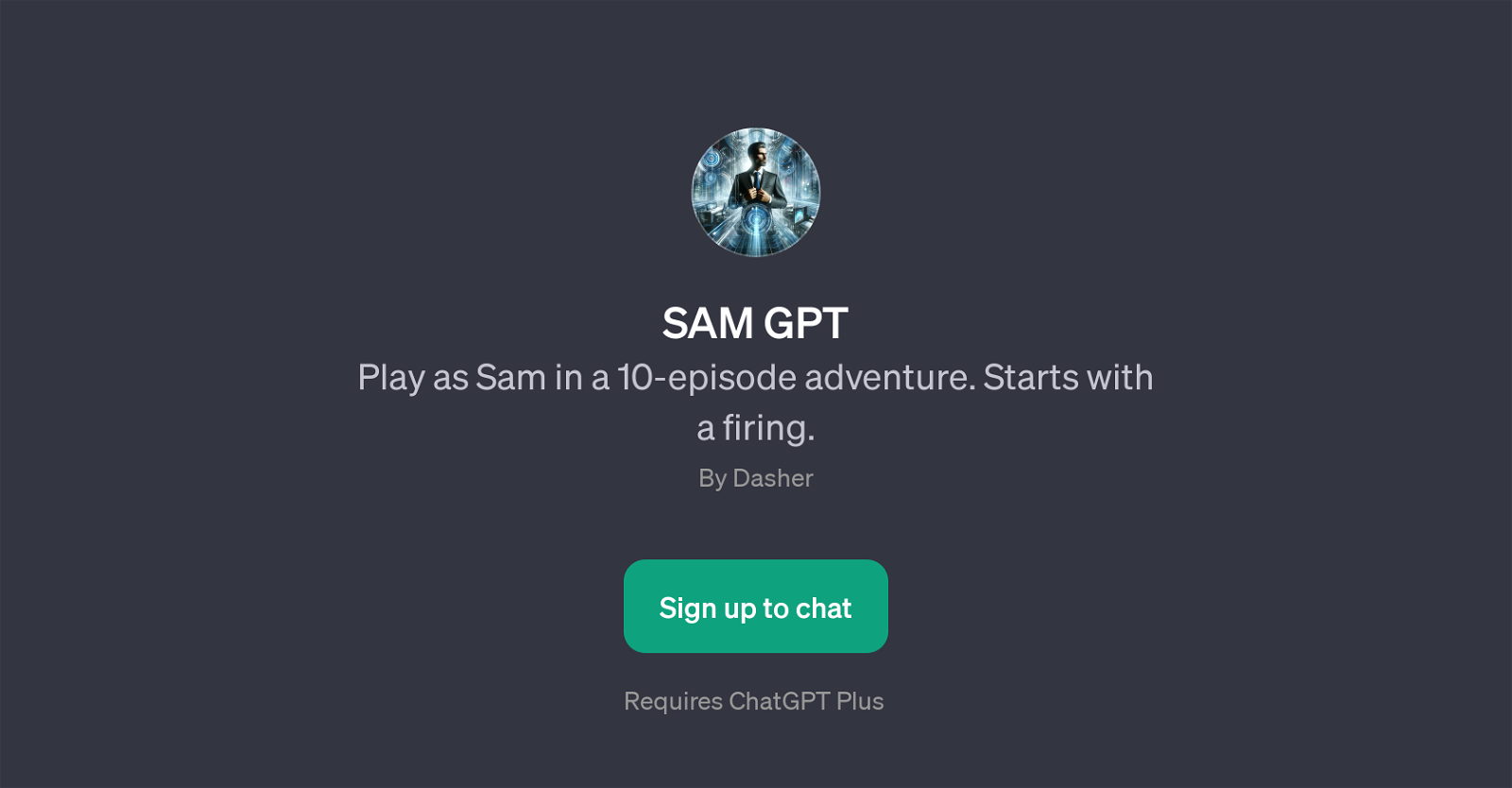 SAM GPT website