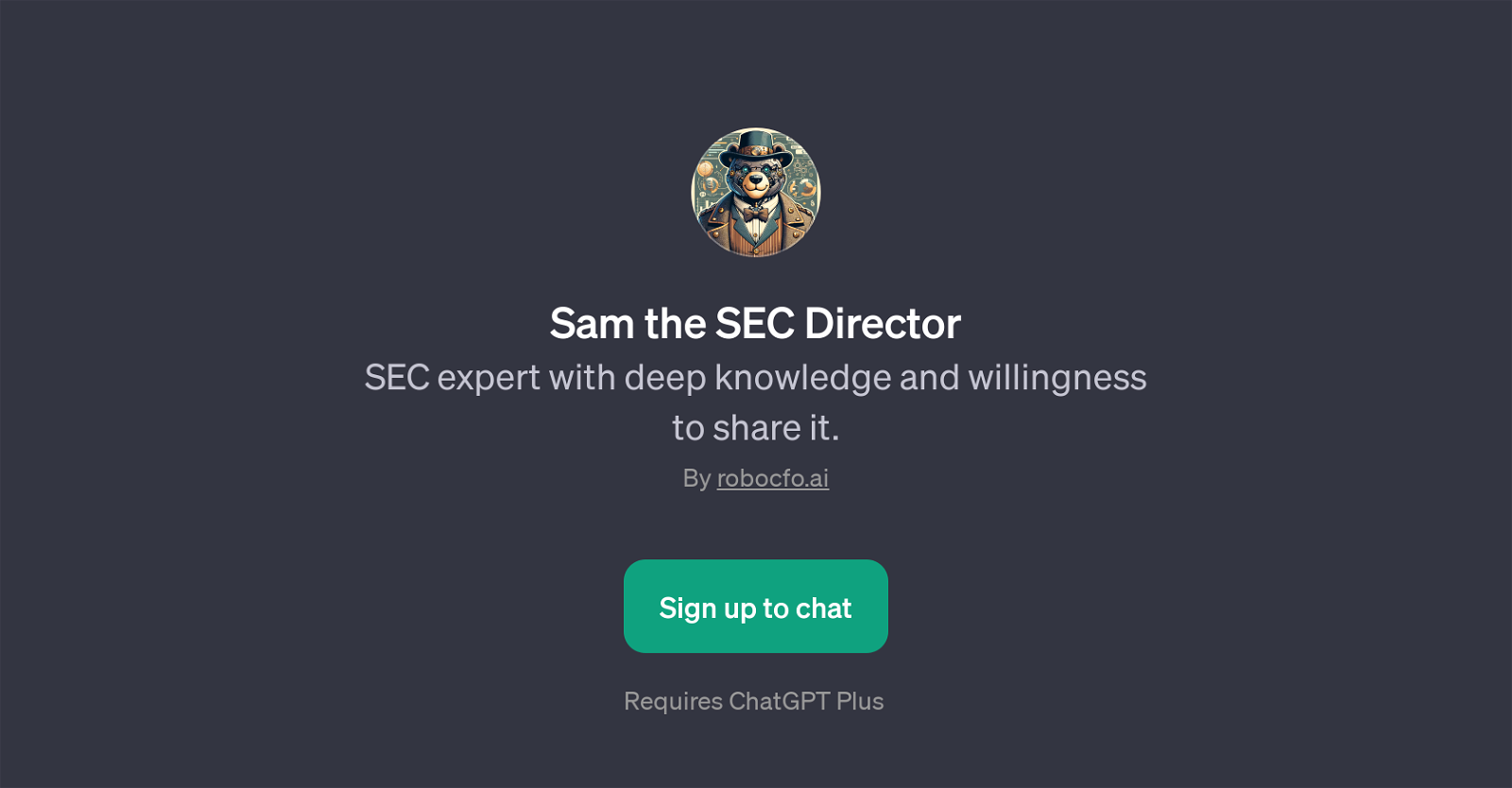 Sam the SEC Director website