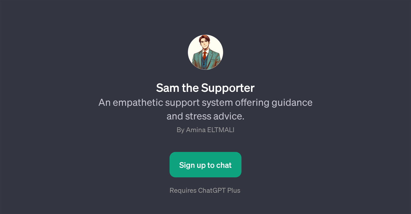 Sam the Supporter website