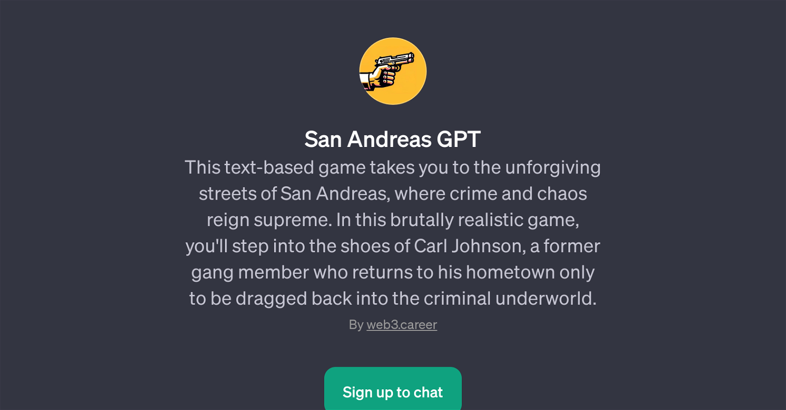 San Andreas GPT website