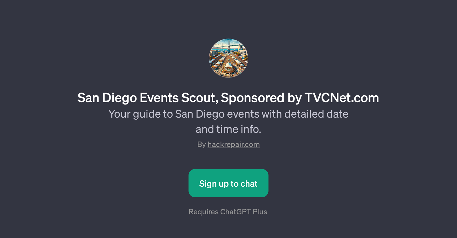 San Diego Events Scout website