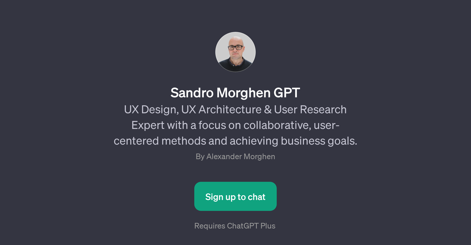 Sandro Morghen GPT website