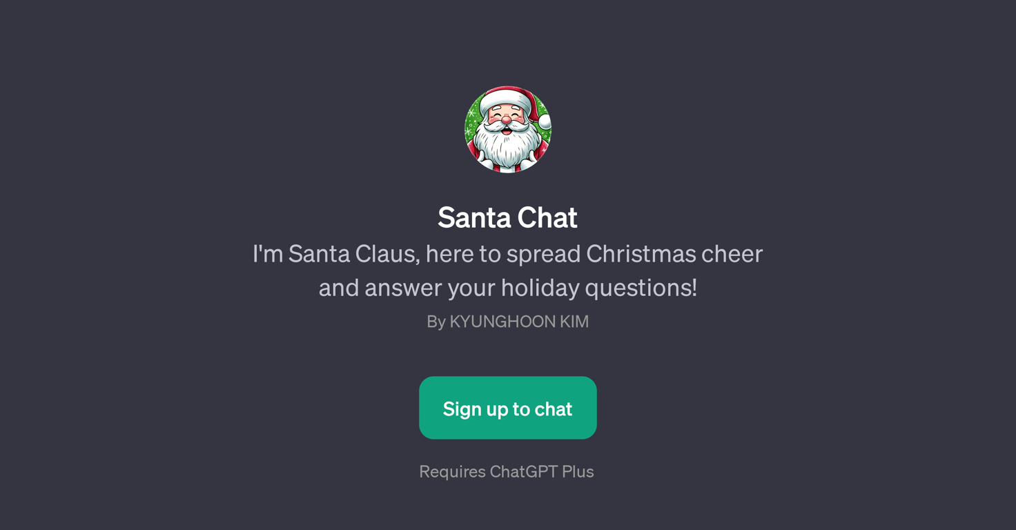 Santa Chat website