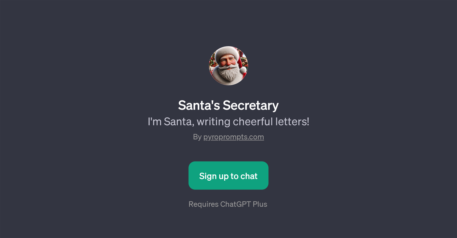 Santa's Secretary website