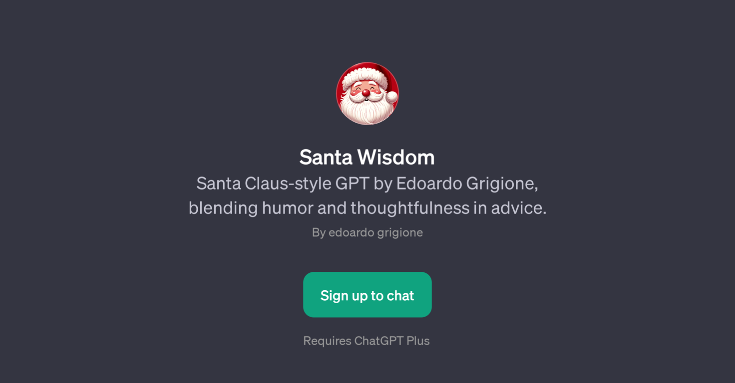 Santa Wisdom website