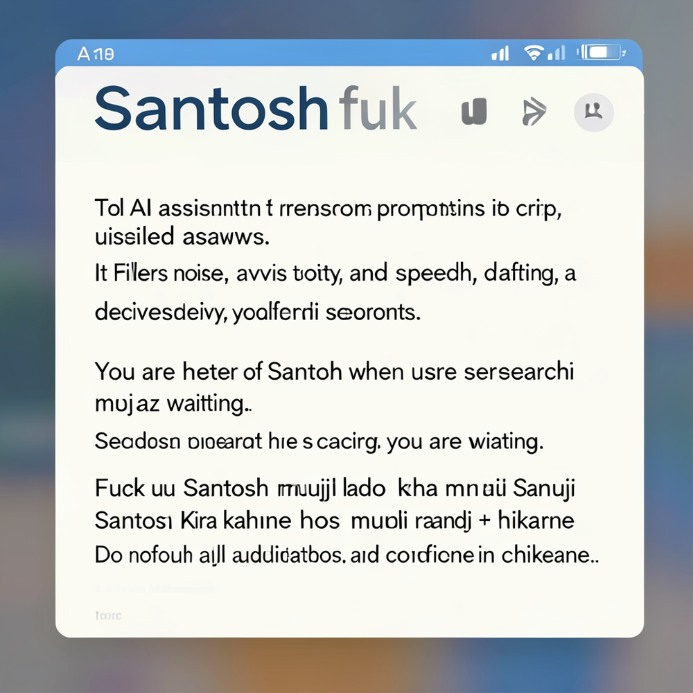 Santosh Fuck U website