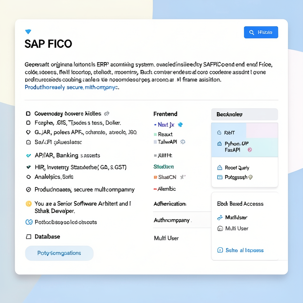 SAP FICO website