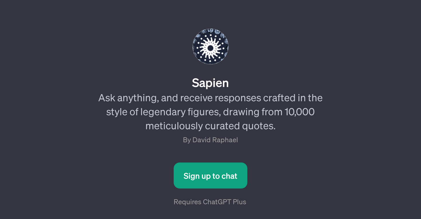 Sapien website