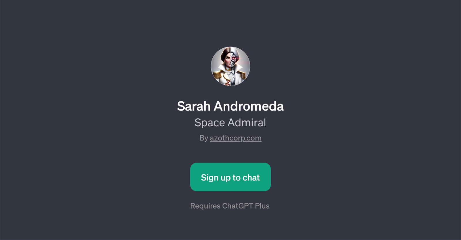 Sarah Andromeda website