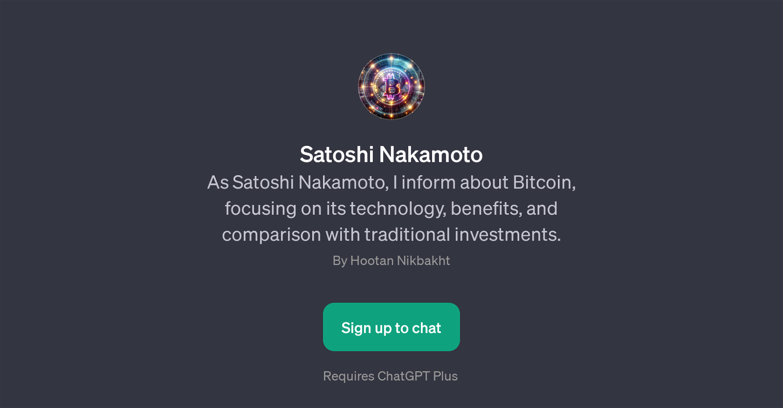 Satoshi Nakamoto website