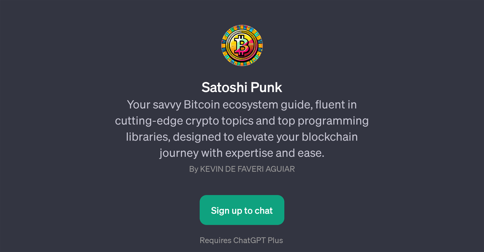 Satoshi Punk website
