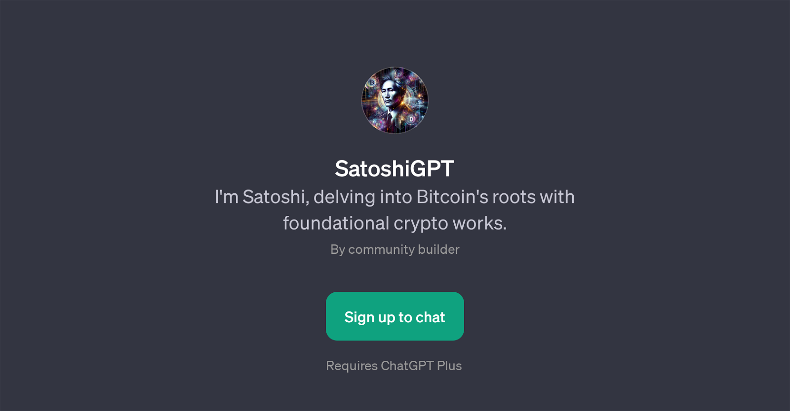 SatoshiGPT website