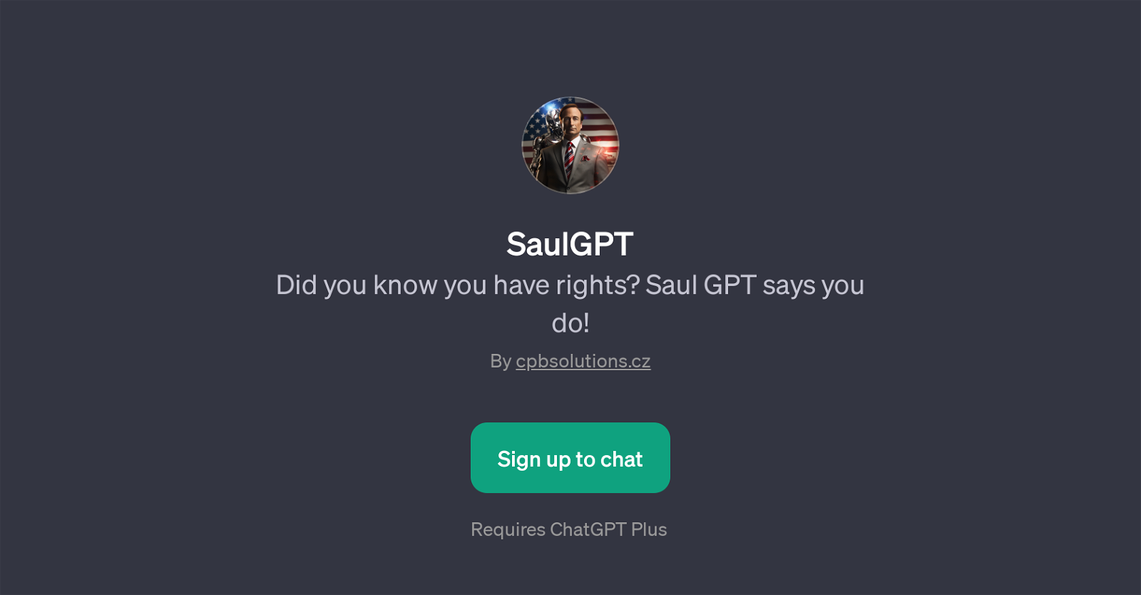 SaulGPT website
