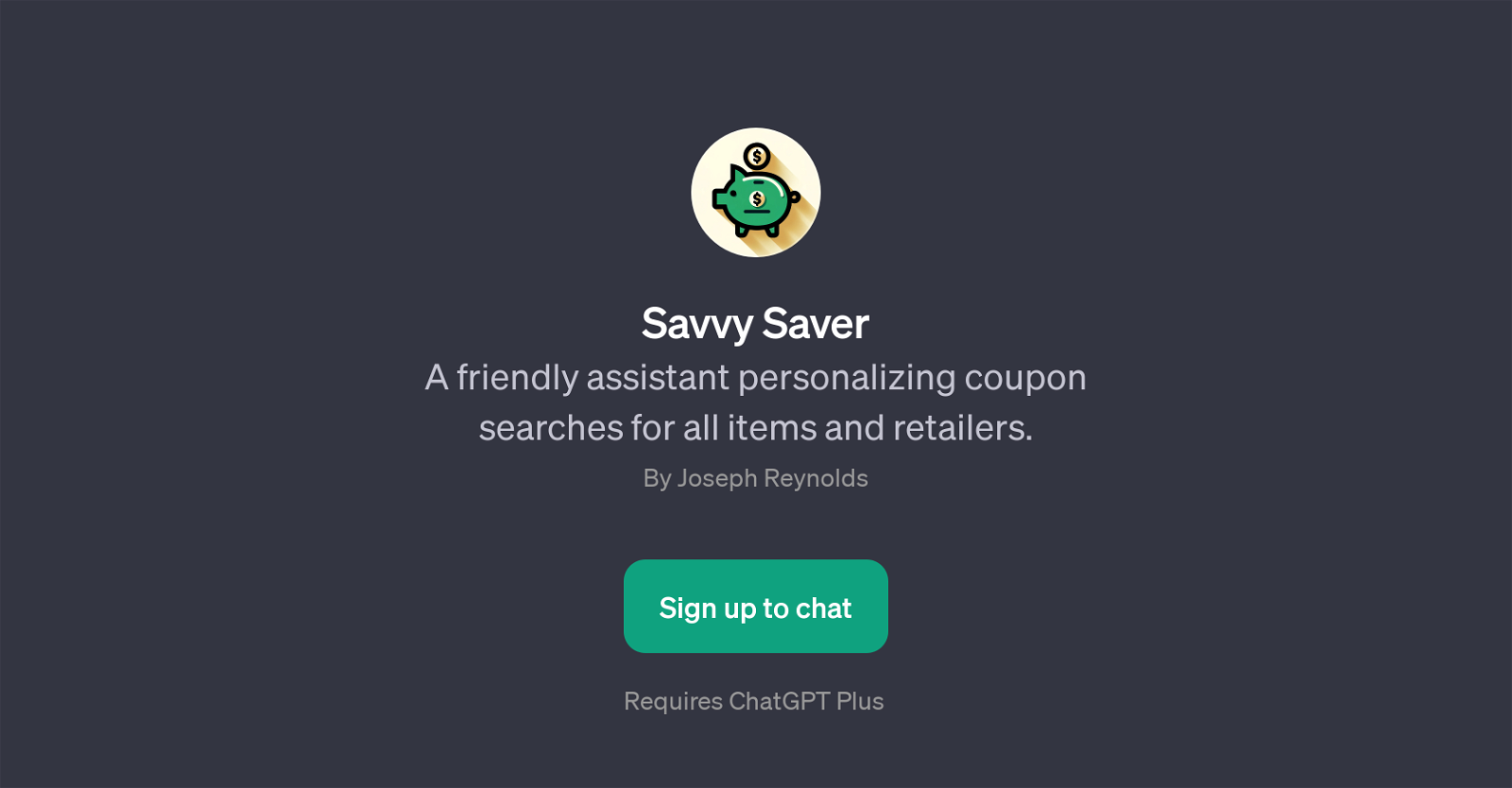 Savvy Saver website