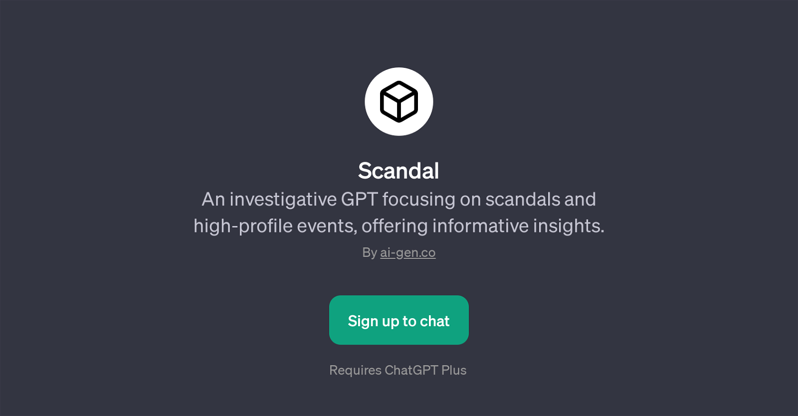 Scandal website