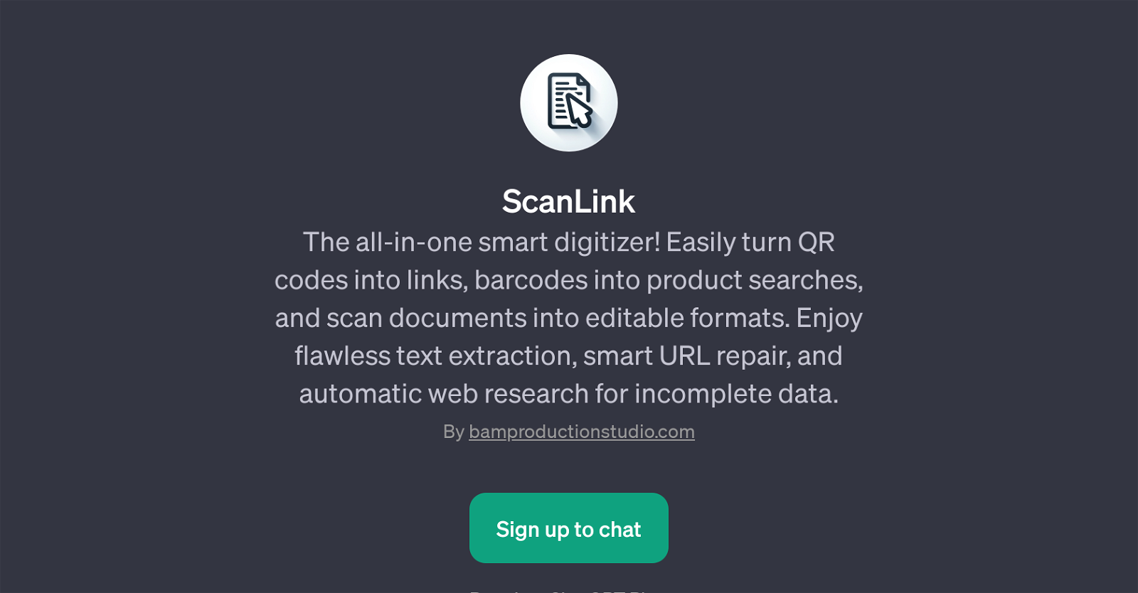 ScanLink website