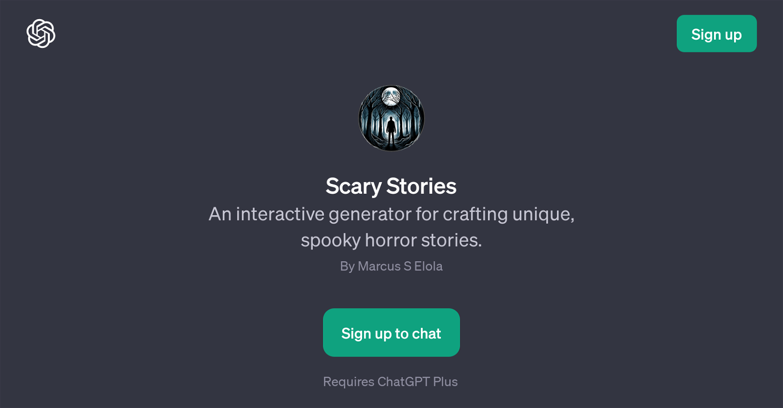 Scary Stories website