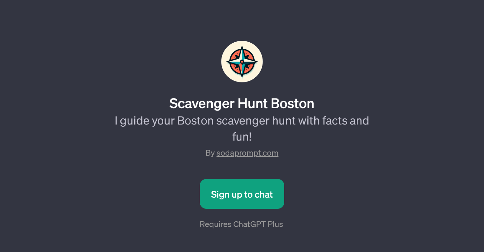 Scavenger Hunt Boston website