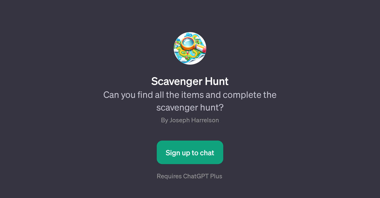 Scavenger Hunt website