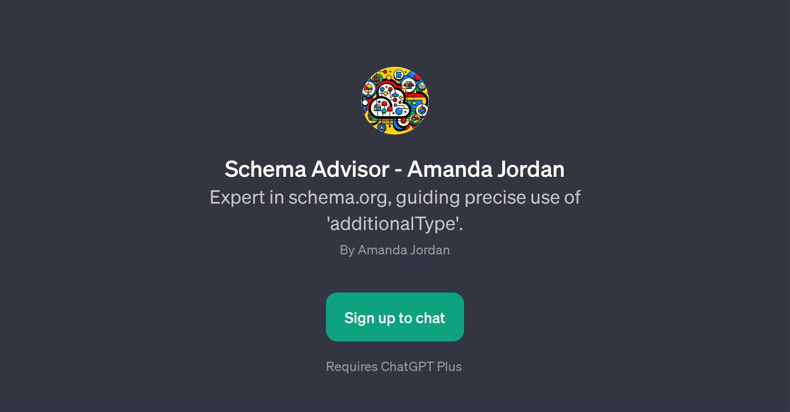 Schema Advisor - Amanda Jordan website