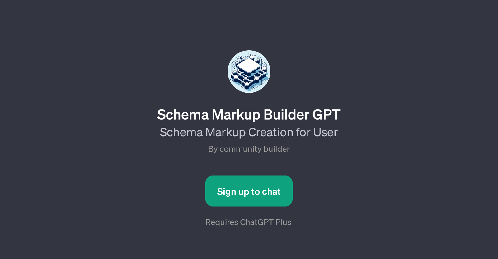 Schema Markup Builder GPT website