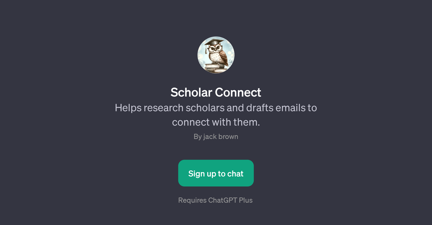 Scholar Connect website