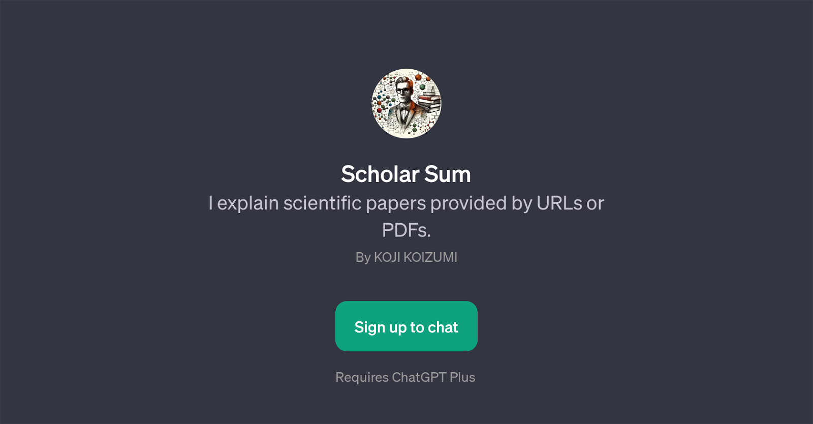 Scholar Sum website
