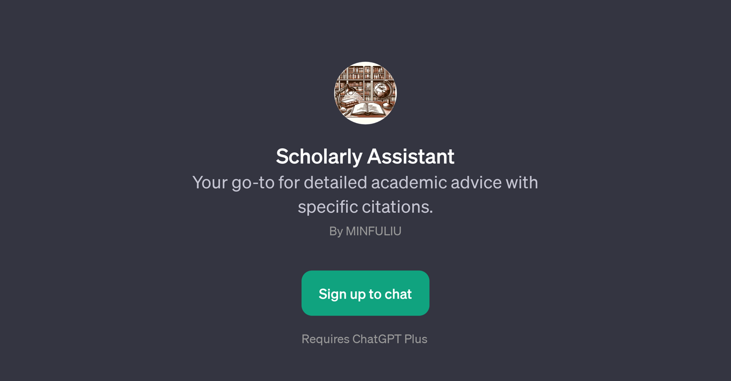 Scholarly Assistant website